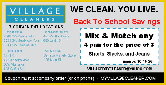 Back To School Savings - Get 4 Pants for the price of 3 cleaned