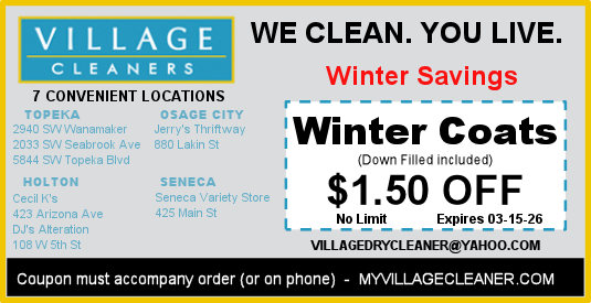 Clean Your Winter Coats 1.50 Off